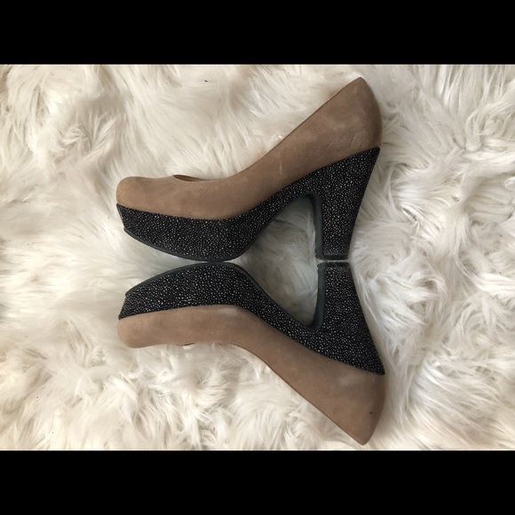 Sacha London suede platform pumps - Picture 4 of 8